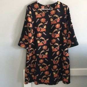 Flowery Fall Dress